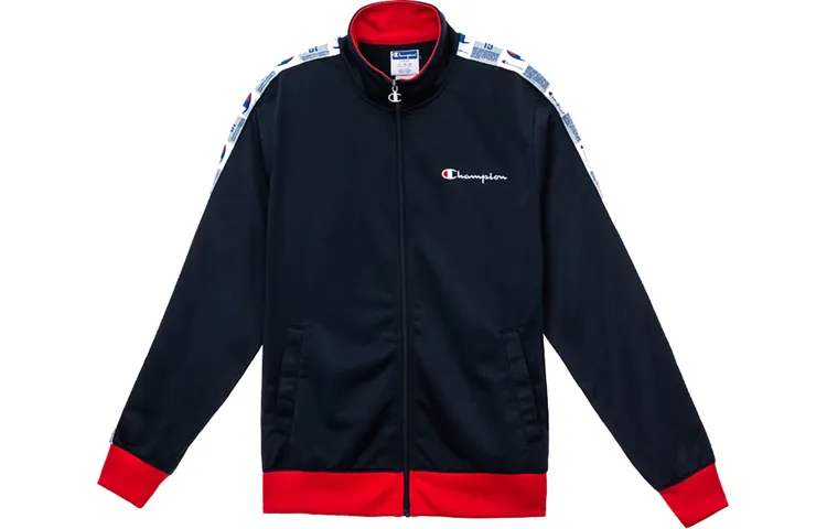 Champion Jacket US Version Unisex Navy Blue