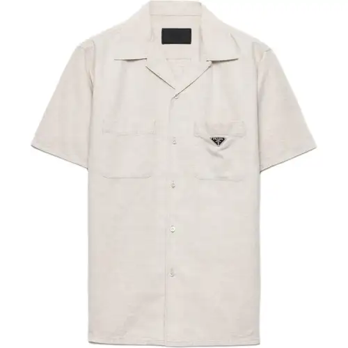 PRADA Enamel Triangle logo Shirt