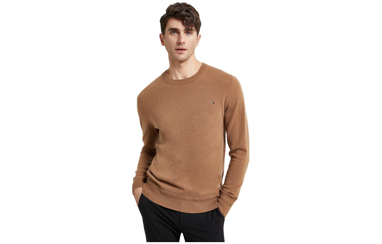 Tommy Hilfiger Cashmere Sweaters Men's Crew Neck Moderate