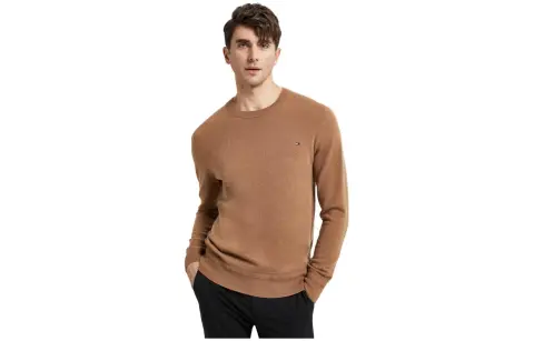 Tommy Hilfiger Cashmere Sweaters Men's Crew Neck Moderate