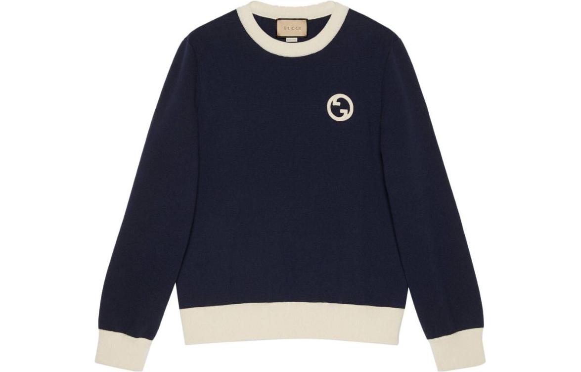 GUCCI SS23 Sweater Men's Marine Blue