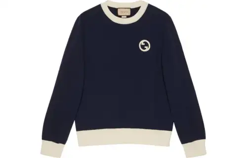 GUCCI SS23 Sweater Men's Marine Blue