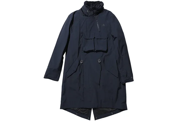THE NORTH FACE Urban Exploration Jackets Men's Dark Blue Stand Collar Moderate Straight Fit