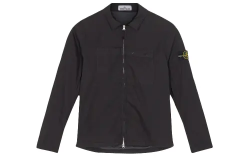 STONE ISLAND Jackets & Coats Unisex Black