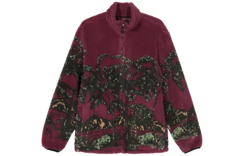 Stussy Jackets Men's Berry Stand Collar Moderate Other
