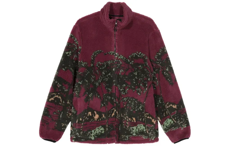 Stussy Jackets Men's Berry Stand Collar Moderate Other