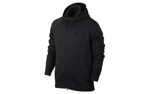 Jordan Jackets Men's Black Hooded Moderate Other