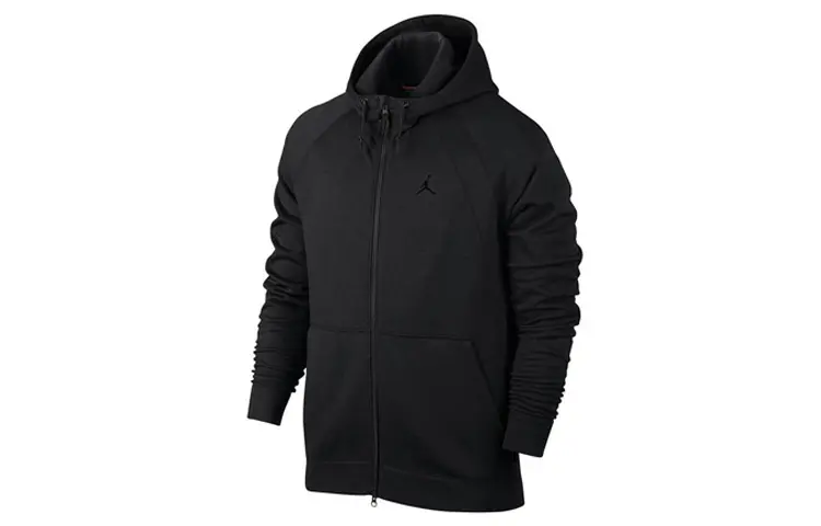 Jordan Jackets Men's Black Hooded Moderate Other