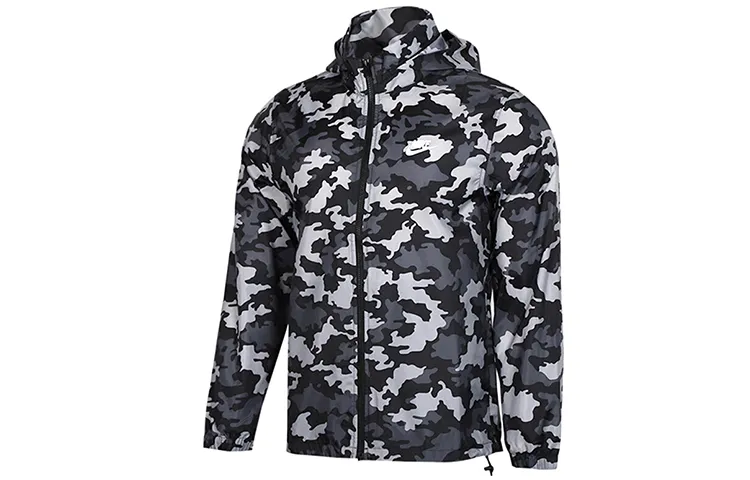 Nike Jackets Men's Black Stand Collar Moderate Other