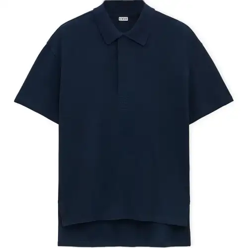 LOEWE Anagram Embroidered Polo Shirt