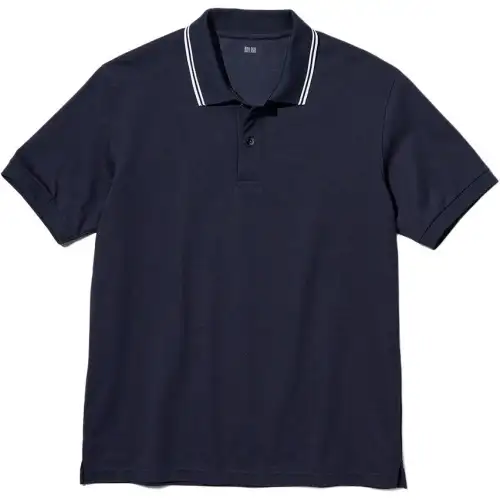 UNIQLO Polo Shirt Unisex Navy Blue