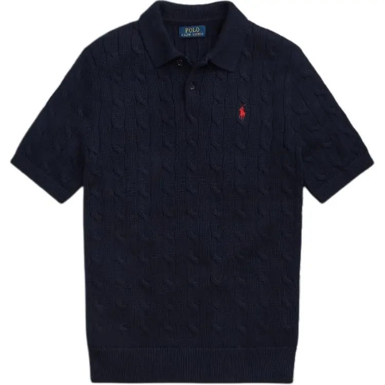 Polo Ralph Lauren cable-knit polo shirt