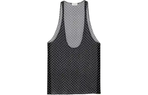 SAINT LAURENT Tank Top Men's Black