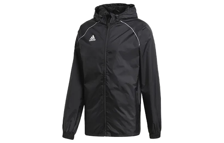 Adidas Jackets Men's Black Hooded Moderate Other