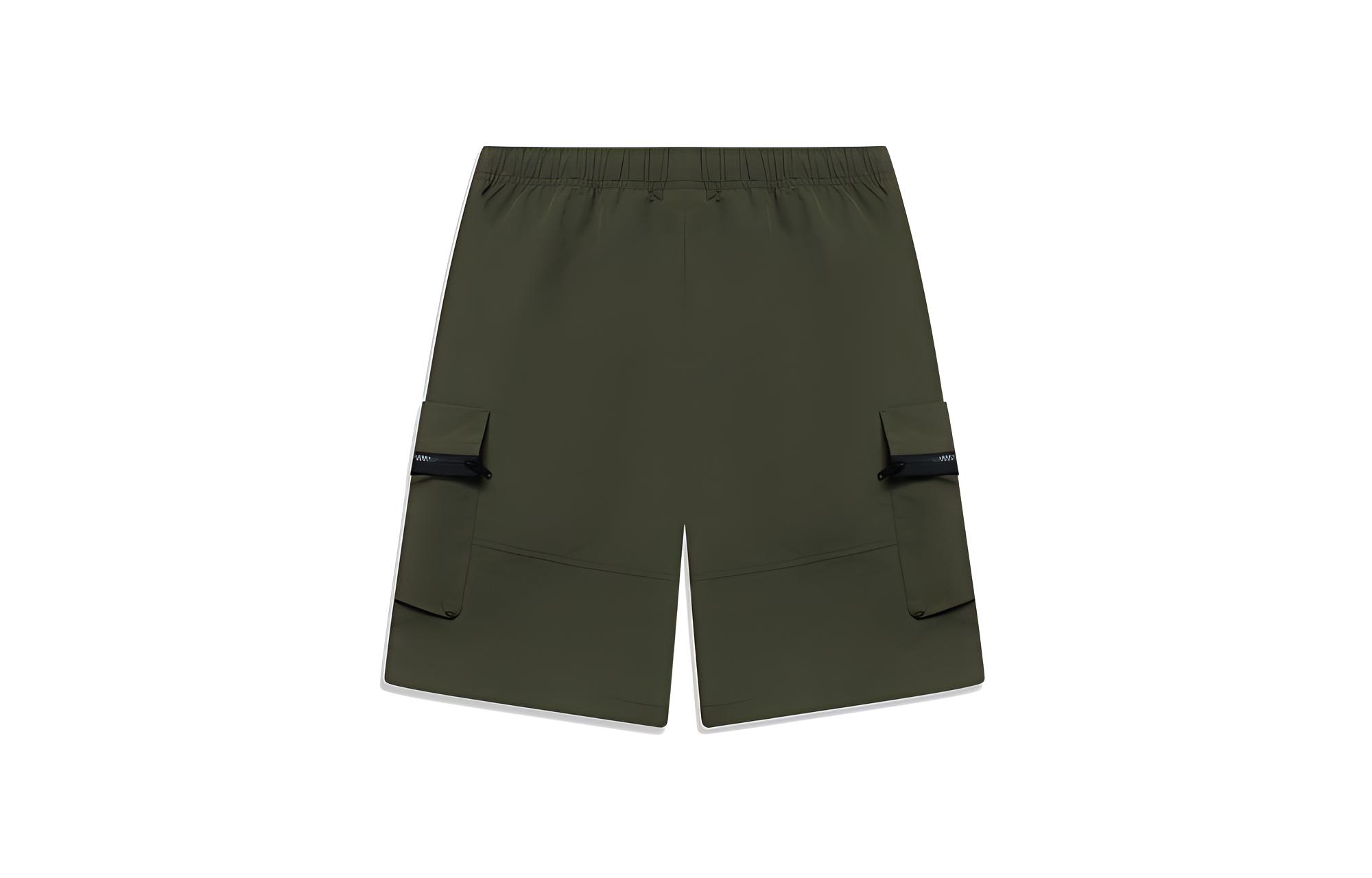 Li Ning Sports Fashion Collection Sports Shorts Men’s Dark Olive Green