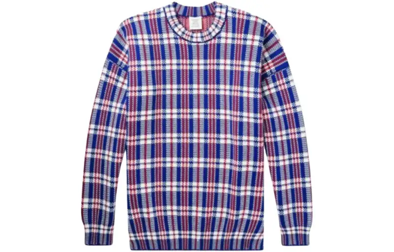 Vetements Check print Merino Jumper