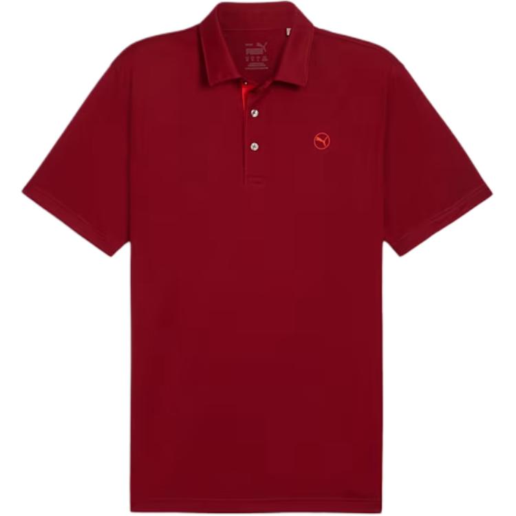 PUMA Pure Solid Polo Shirt Men's Red
