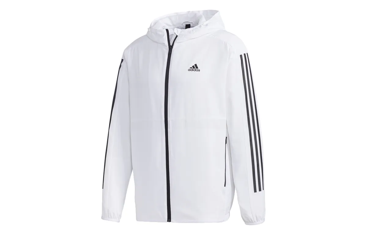 Adidas 3 Stripes Jacket Fall Men's White