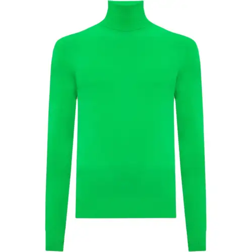 Bottega Veneta Sweaters Men's Parrot Green Hooded Moderate Other