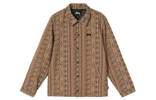 Stussy Jackets Men's Brown Lapel Moderate Other