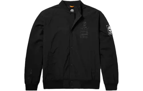 Timberland Jackets Men's Black Baseball Collar Moderate