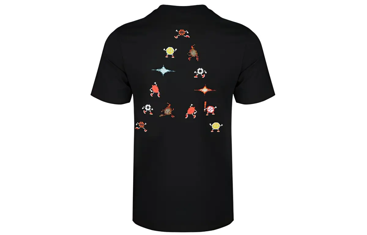 Adidas T-Shirts Men's Black Crew Neck Moderate Straight Fit