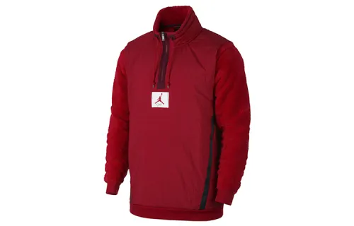 Jordan Jackets Men's Red Stand Collar Moderate Other