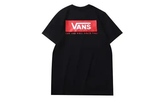 Vans T Shirts Unisex Crew Neck Moderate Straight Fit