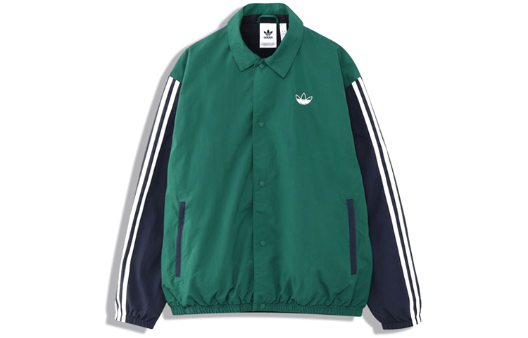 Мужская куртка adidas originals Trefoil (черная) — фото 1