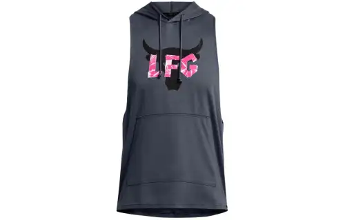 Under Armour Men Project Rock LFG Graphic Sleeveless Hoodie