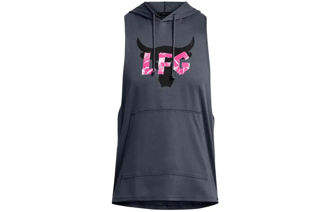 Under Armour Men Project Rock LFG Graphic Sleeveless Hoodie