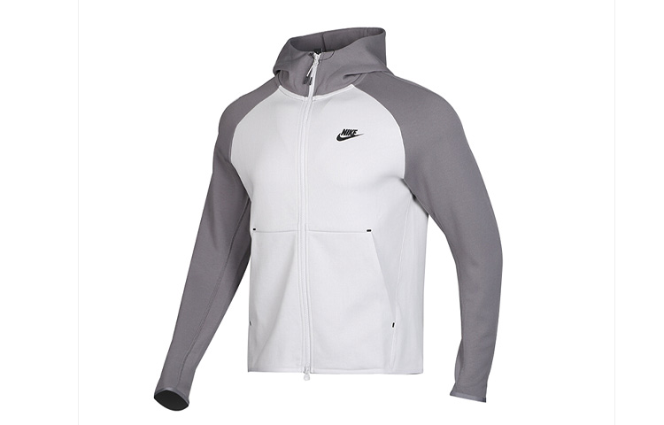 Мужская куртка Nike С капюшоном (темно-серая) — фото 1