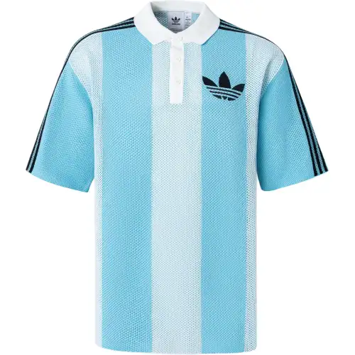 Adidas Originals BLOKECORE SHORT SLEEVE POLO SHIRT Polo Shirt Unisex Light Green
