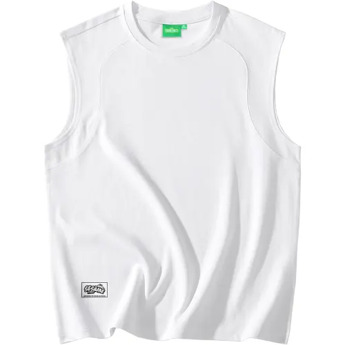 SESAME STREET Tank Tops Unisex Crew Neck Thin Straight Fit