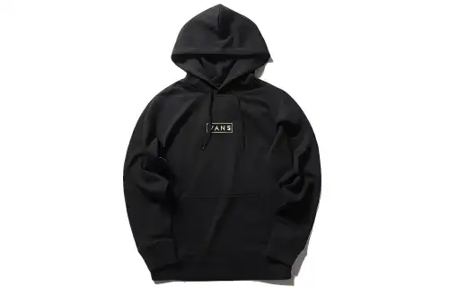 Vans Sweatshirts Unisex Black Hooded Moderate