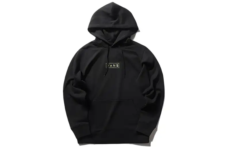 Vans Sweatshirts Unisex Black Hooded Moderate