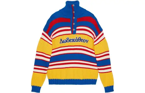GUCCI Sweaters Men's Multicolor Turtleneck Moderate Other