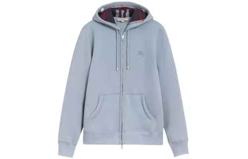 Burberry Clarendon Zip Up Check Hoodie