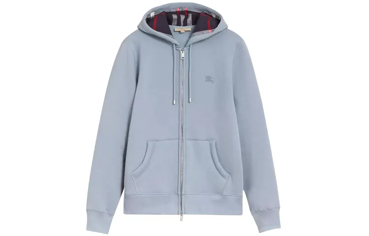 Burberry Clarendon Zip Up Check Hoodie