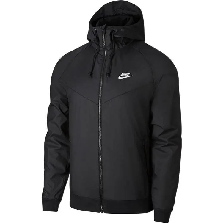 Nike Jackets Men's Black Hooded (Non-detachable) Moderate