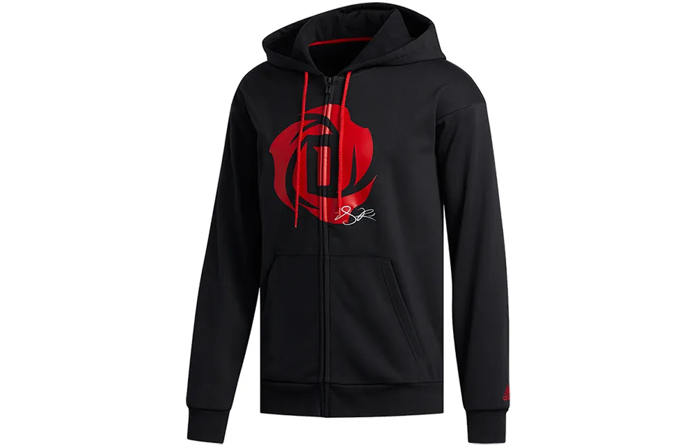 Adidas Jackets Men's Black Hooded Moderate Other