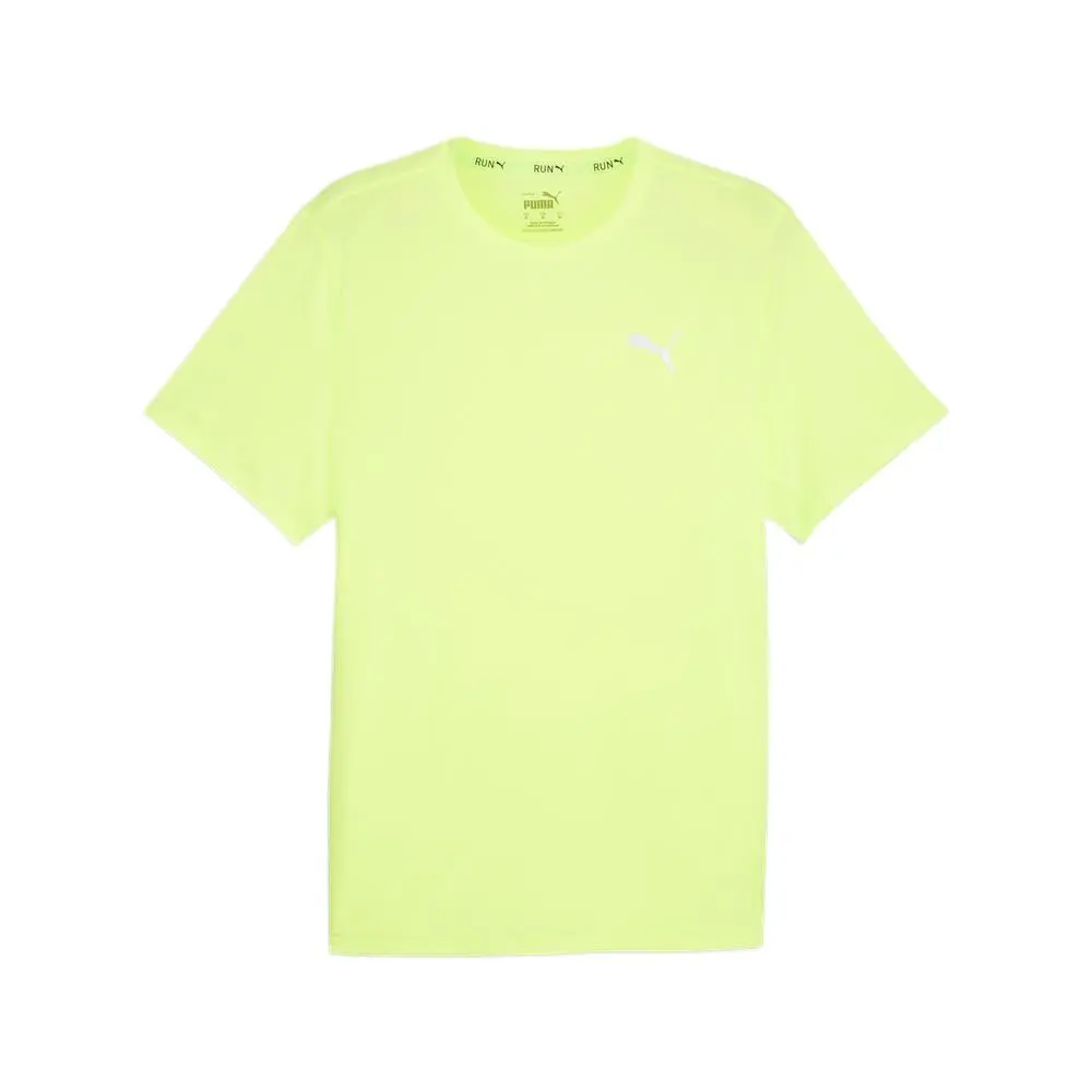 PUMA RUN FAVORITE VELOCITY T Shirt Men's Lime Green