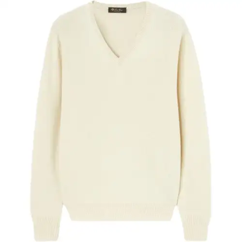 Loro Piana Cashmere Sweater Unisex Beige