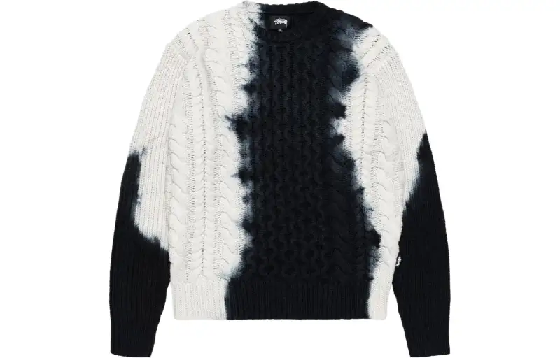 Stussy Tie Dye Fisherman Sweater