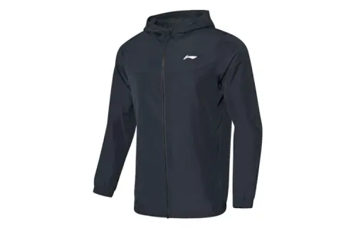 Li Ning Jackets Men's Black Hooded Moderate Other