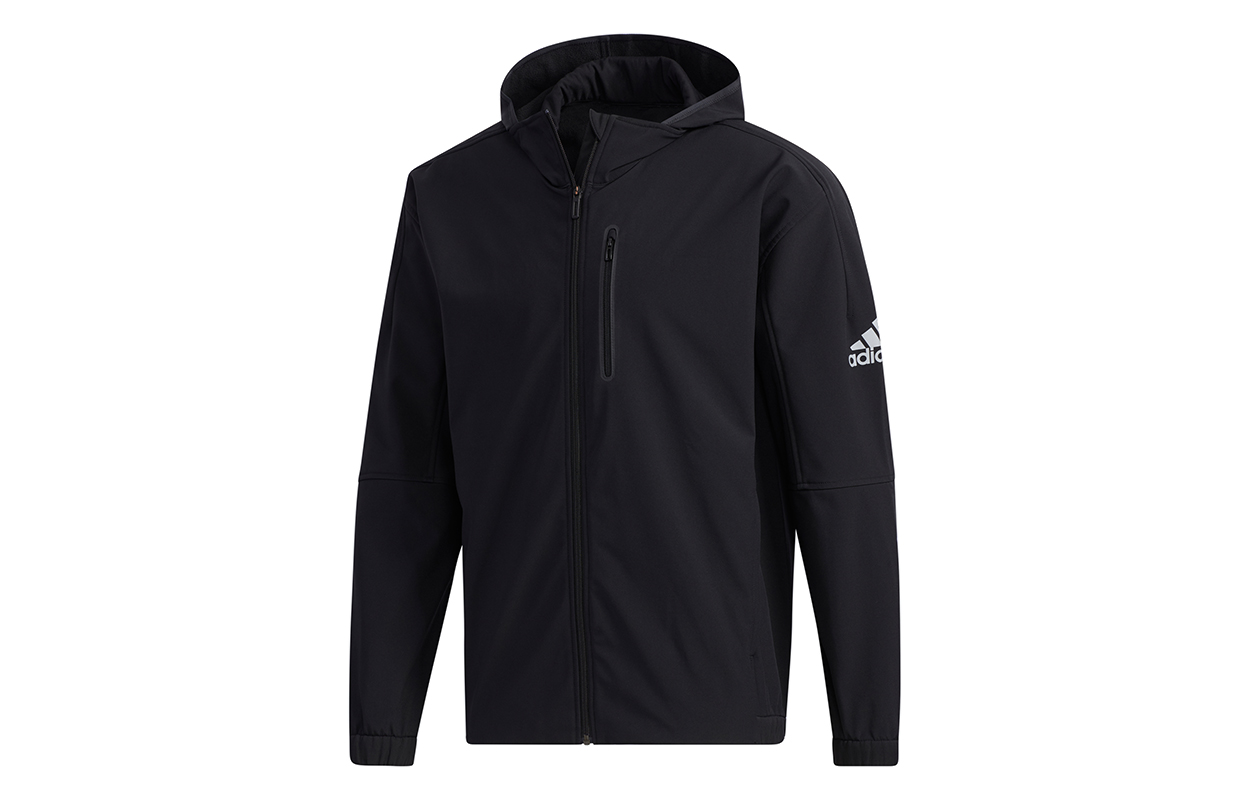 Мужская куртка adidas M Mh Wrm Wd Jkt (черная) — фото 1