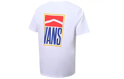 Vans Set in Sleeve T Shirt Men's White