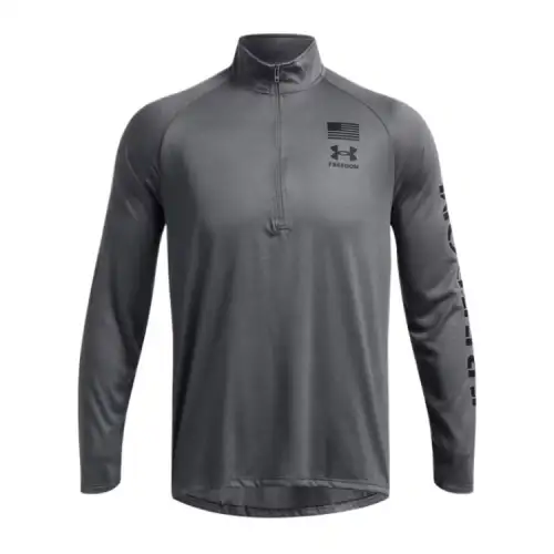 Under Armour Freedom Tech Sweatshirt Men's Asphalt Gray