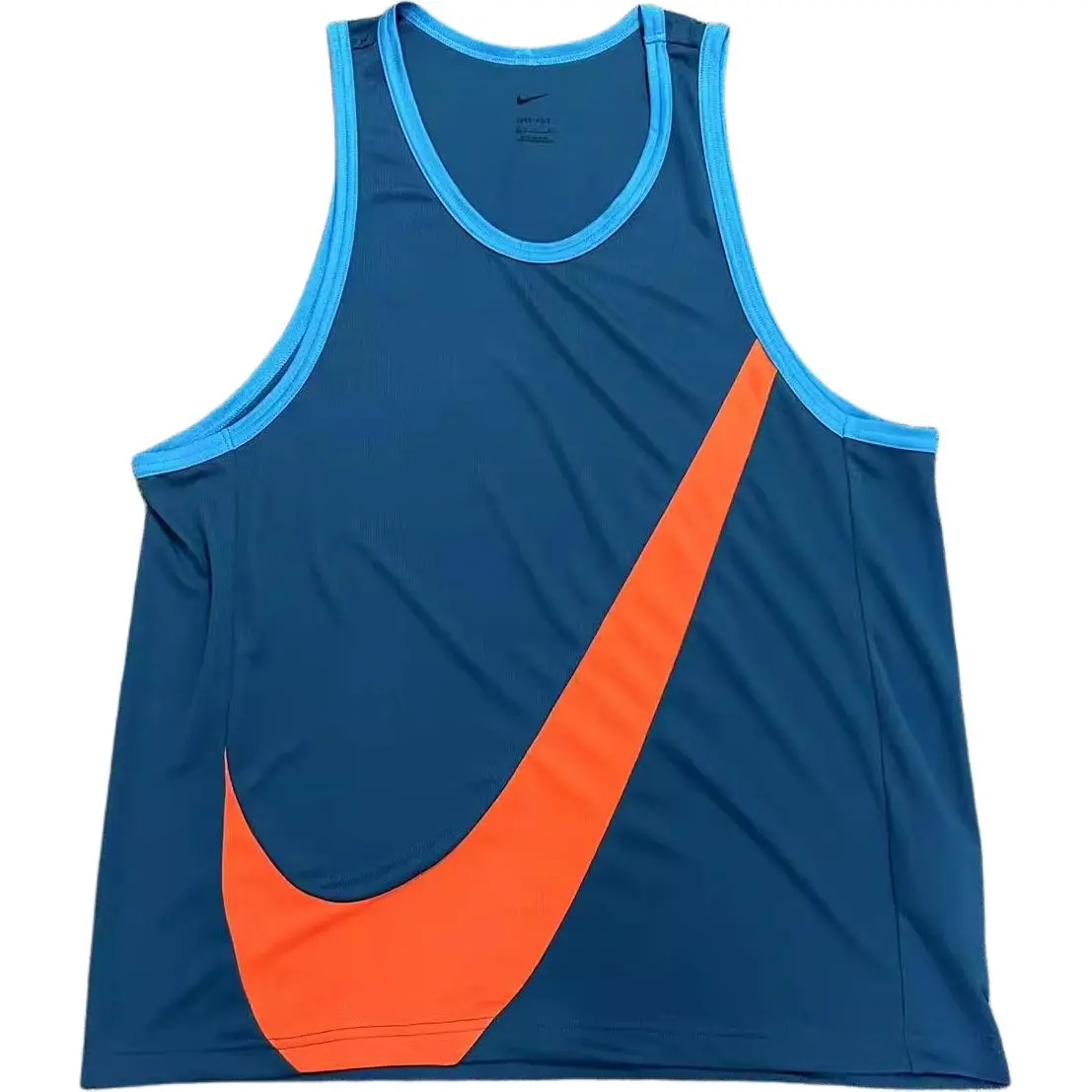 Nike Tank Tops Men's Blue Crew Neck Thin