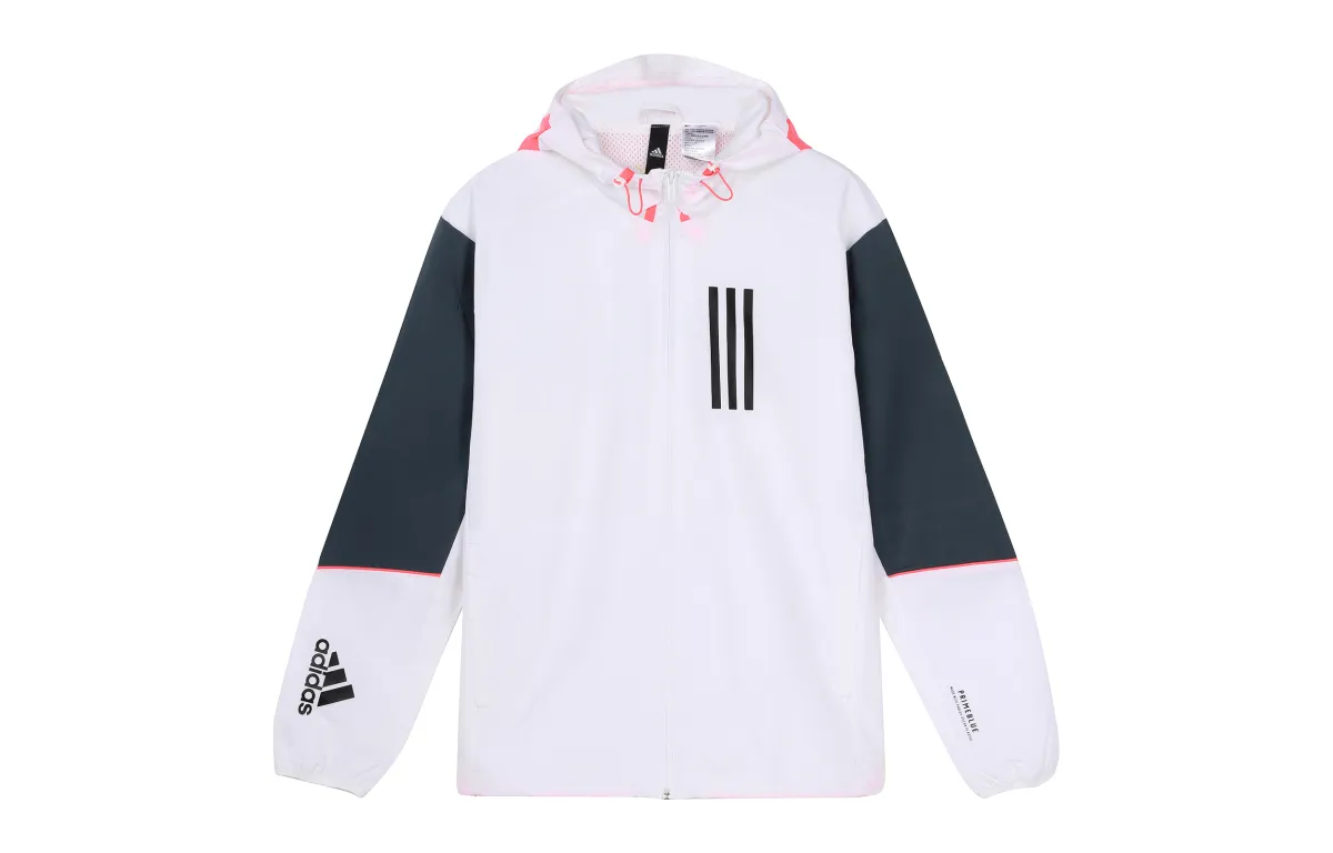 adidas W.N.D. Sports Stylish Hooded Jacket White